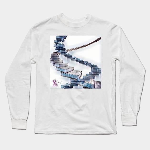 Books Long Sleeve T-Shirt by Viper Unconvetional Concept